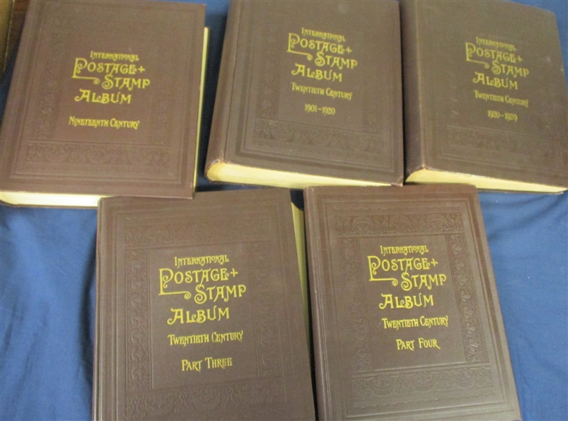 Scott Brown Internationals, 5 Volumes to 1939, Like New (Est $300-400)