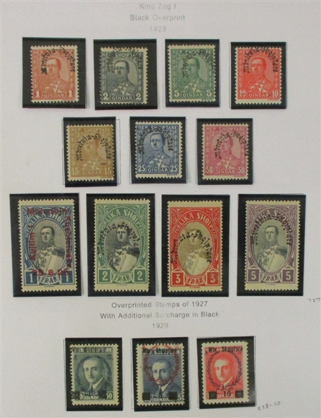Albania Mostly Mint Collection to 1950 (Est $900-1200)