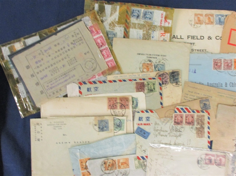 China Covers and Postcard Consignment Remainder (Est $120-150)