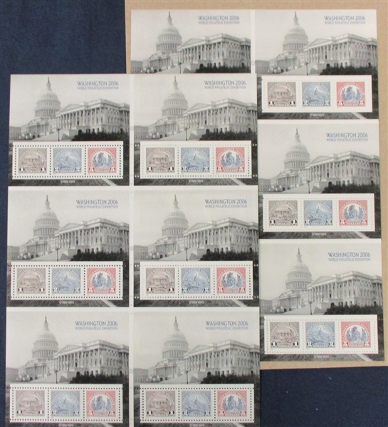 USA Scott 4075, 3 Uncut Sheets of 18 in Six Panes of 3 (Face $144)