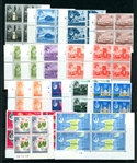 Trinidad and Tobago Scott 89//102, 116 MNH in Plate # Blocks (SCV $219)