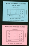Bermuda 1948 King George VI Booklets, SG SB1, SB2 (SG £290)
