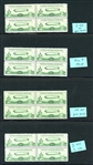 USA Scott C18 MH Blocks of 4 (Qty 8), 50c Baby Zepp (SCV $1600+) 