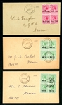 Bahamas War Tax Covers, 1918-9, 8 Different (Est $120-150)