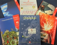 Belgium 6 Different Year Sets 1997-2002 in Books (SCV $455)
