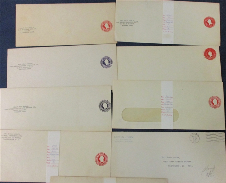 Postal Stationery EFO Entires Accumulation (Est $250-400)