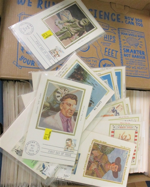 Colorano First Day Cover Lot, 1971 to 1990's  (Est $300-500)