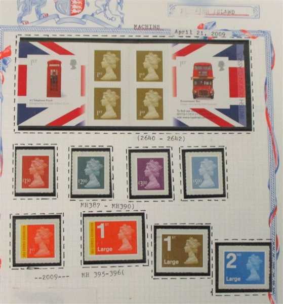 Great Britain Mostly Mint Machin Collection (Est $300-400)