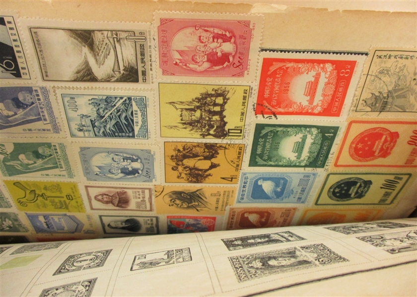 Banker Box Holding Folder Lots - 1000's of Stamps (Est $500-600)