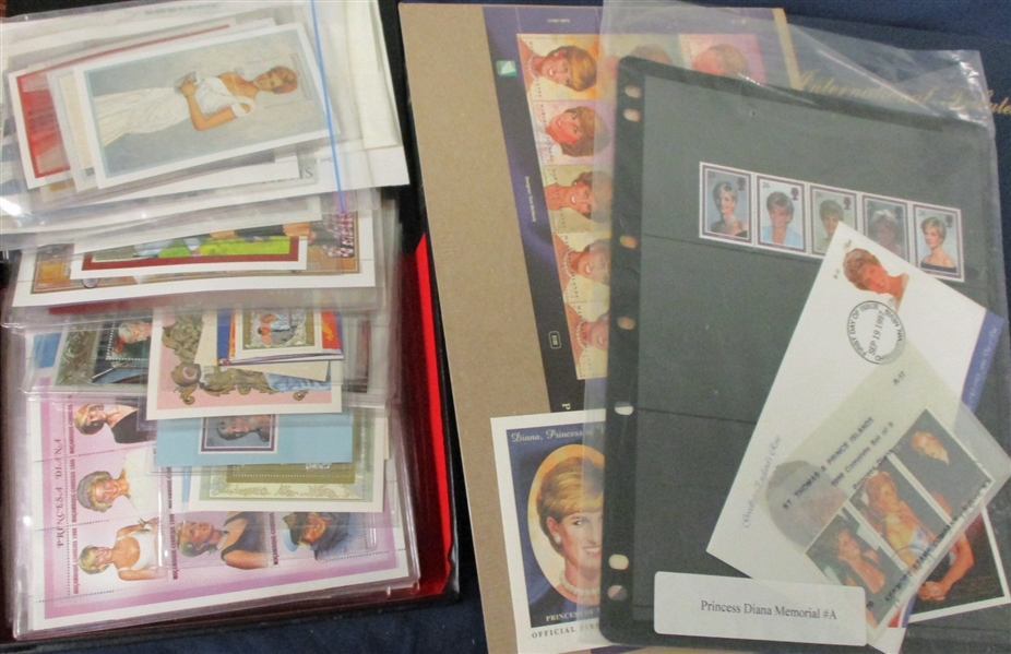 Princess Diana Topical Collection/Accumulation (Est $150-250)