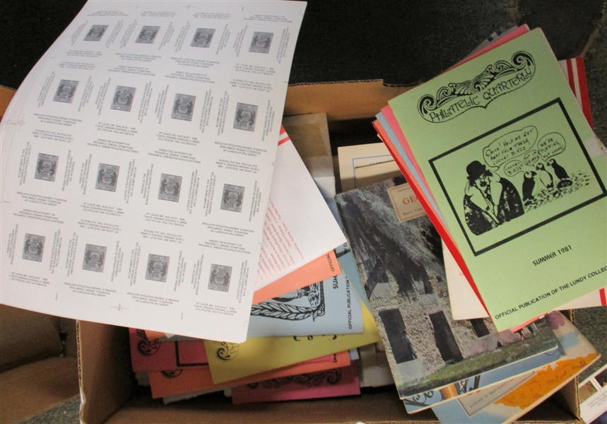 Philatelic Literature Lot and More - OFFICE PICKUP ONLY