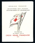 France Scott B301a Complete Mint Booklet  1955 Red Cross (SCV $300)