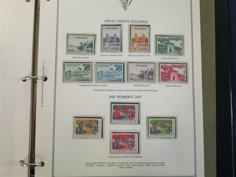South Vietnam Mint Collection with Better Singles and Sets (SCV $728)