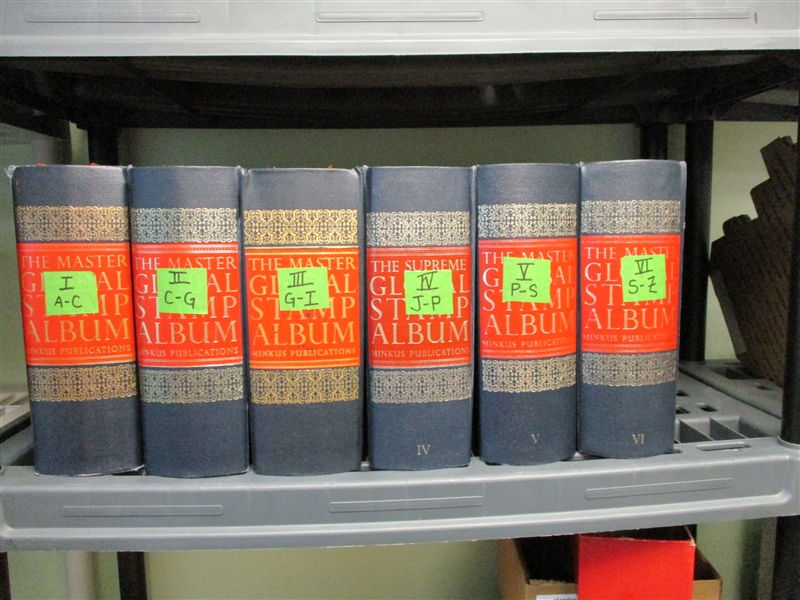 6 Volume Master Global Collection to the 1970's (Est $1000-1500)