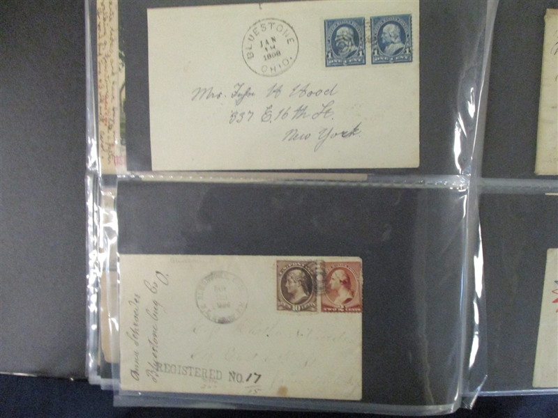 Cuyahoga County Ohio Group of Cards and Covers (Est $350-500)