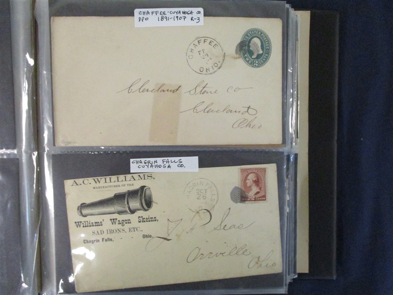 Cuyahoga County Ohio Group of Cards and Covers (Est $350-500)