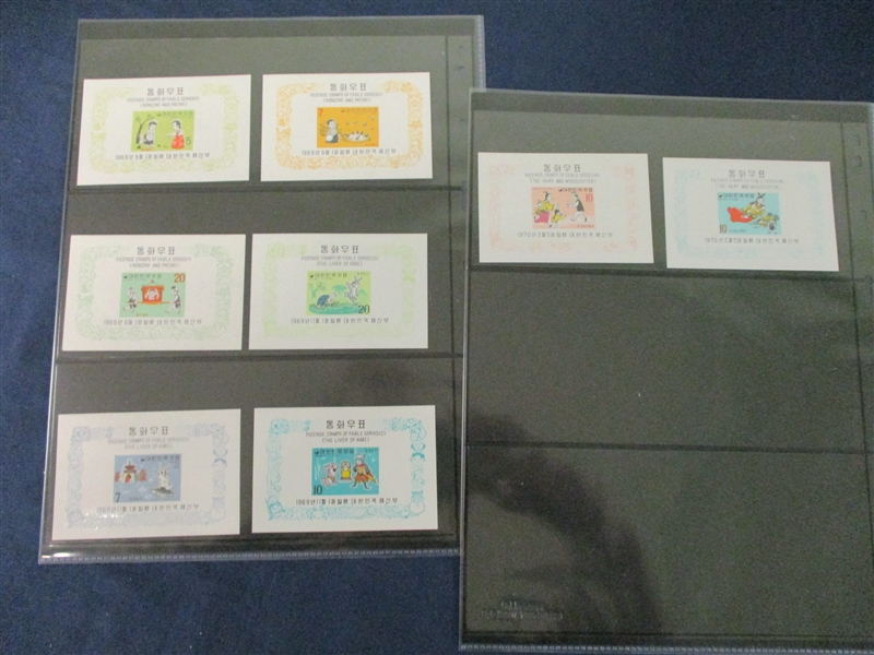 Korea Scott 664a-683a MNH Souvenir Sheet Complete Set (SCV $164)