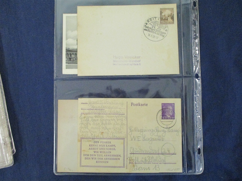 Covers and Cards, Germany Hitler Youth Topical, 40 Items (Est $750-850)
