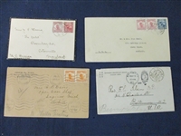 China Covers, to USA, 1920-30s, Nice variety (Est $150-200)