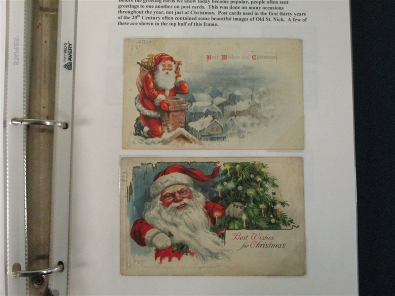 Christmas Topical Collection - Stamps, Postcards, Covers (Est $250-300)