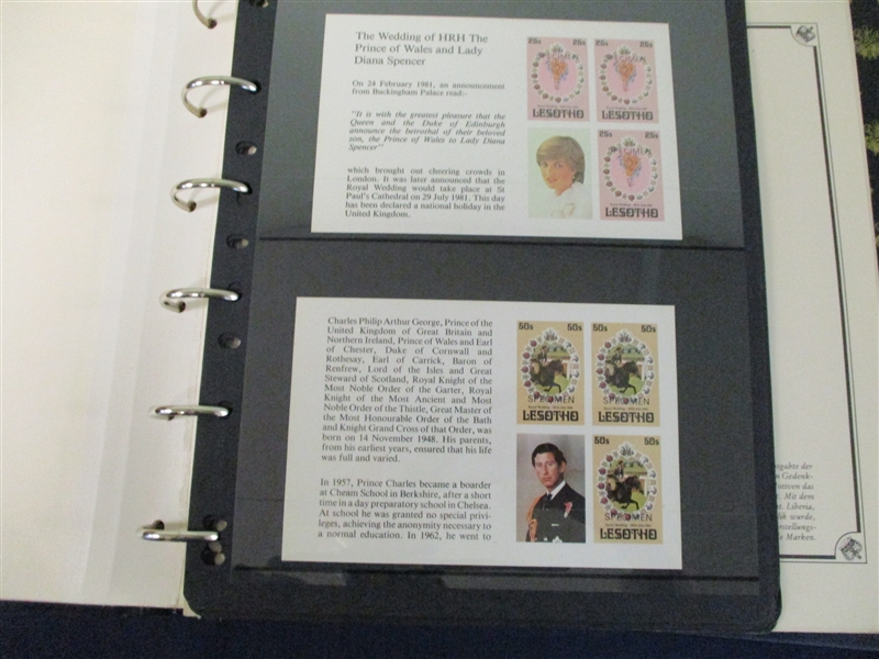 Royal Wedding 3 Volume Mint Collection (Est $200-300)