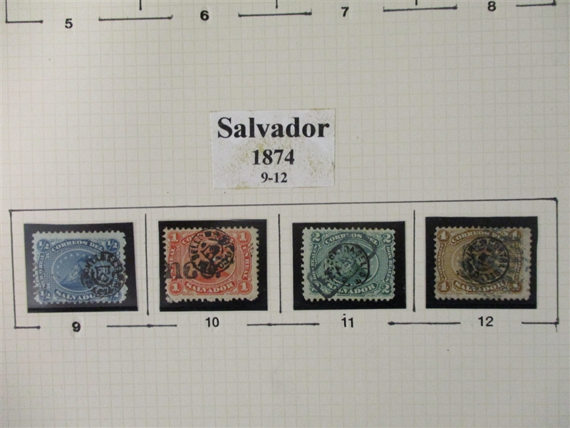 Early South and Central America First Issues Collection on Elbe Pages (Est $100-150)