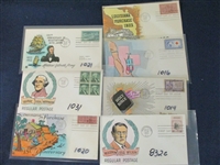 Knoble First Day Cover Group, 49 Different, 1950s (Est $160-200)
