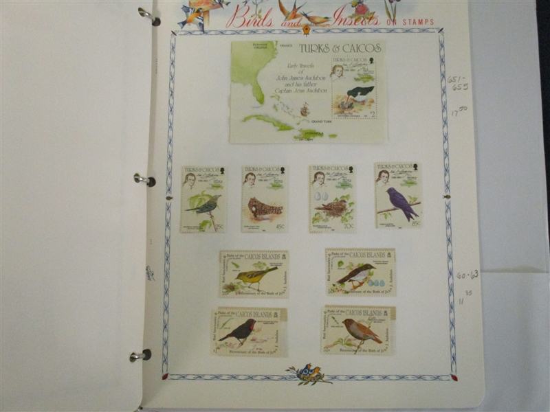 Bird Topical Collection - All Mint, Several Better (Est $125-150)