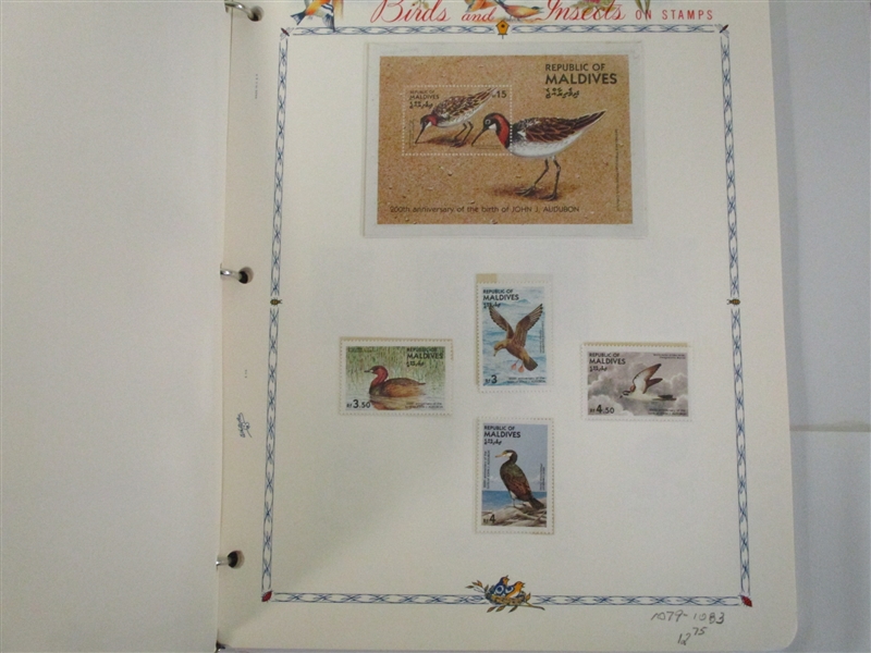 Bird Topical Collection - All Mint, Several Better (Est $125-150)