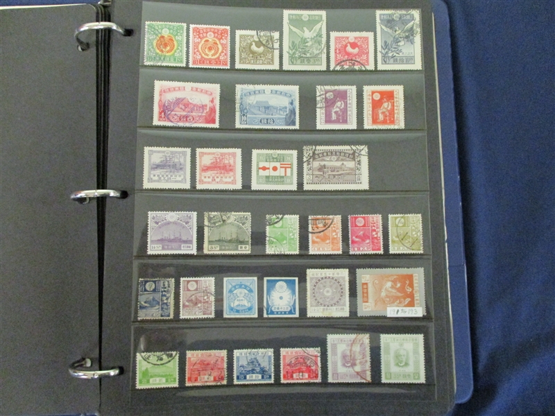 Japan and Ryukyu Islands Collection on Stock Pages (Est $300-400)