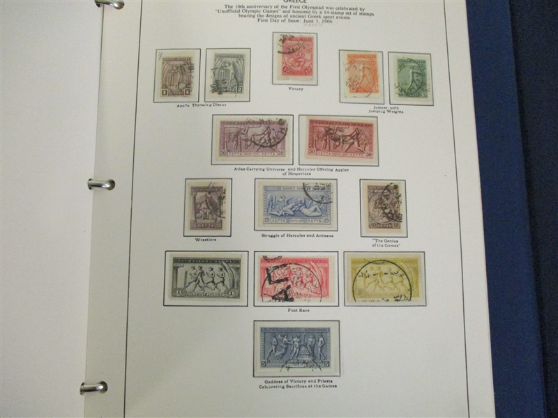 Olympics Topical Collection, 1896-1960 (Est $800-1000)