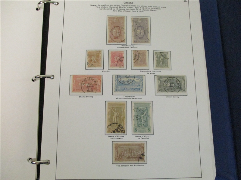 Olympics Topical Collection, 1896-1960 (Est $800-1000)