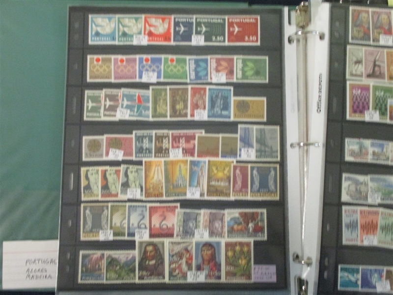 Portugal and Areas Mostly Mint Collection on Stock Pages (Est $700-1000)