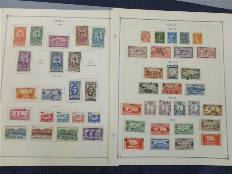 Syria- Unused/Used Stamp Collection to 1940 (Est $90-120)