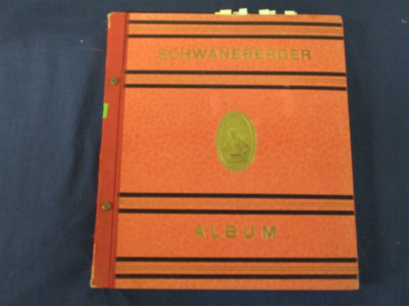 Worldwide Collection in Schwaneberger Album, 100's (Est $90-120)