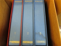 USA Schaubek 3 Volume Hingeless Collection (Est $300-400)