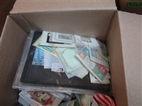 Large Box 3/4 Filled with 1000s of Stamps (Est $400-600)