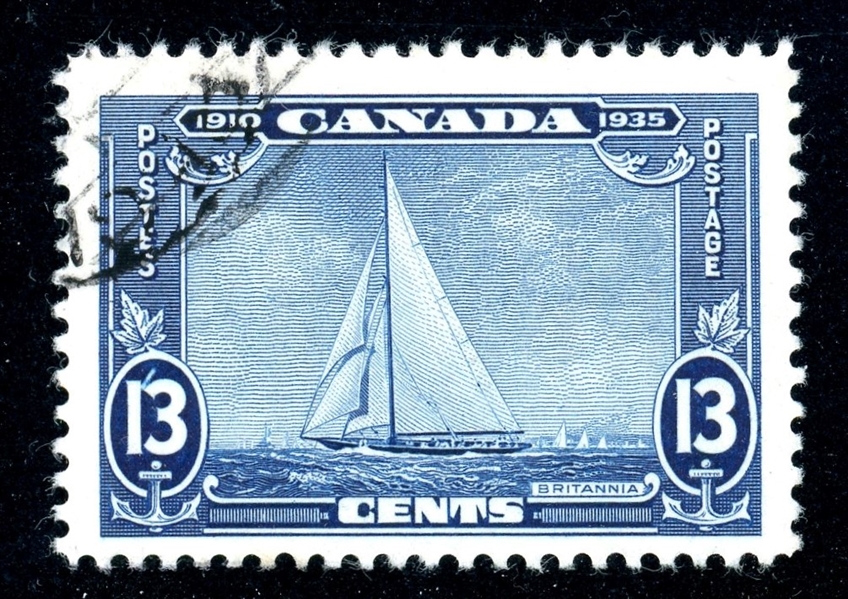 Canada Unitrade 216i Used F-VF, Shilling Mark Variety (UT $375)