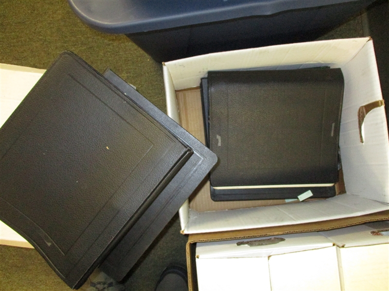 2 Banker Boxes with Stamps and Stuff - OFFICE PICKUP ONLY