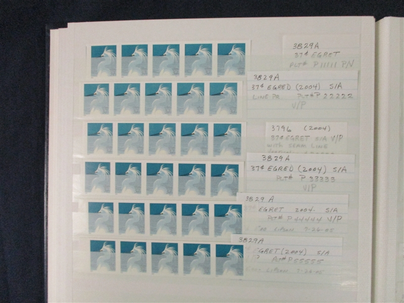 Advanced Mint Plate Number Coil Strip Collection (Est $900-1200)