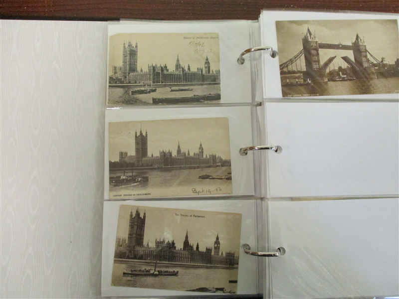 Postcards in Books, Watercraft Topical, Over 1450 (Est $150-300)