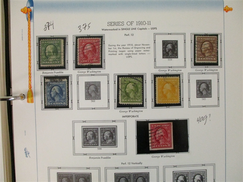 USA Definitive Collection on White Ace Pages to 1931 (Est $350-450)