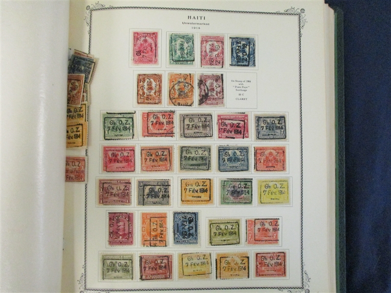 Haiti - Solid Collection Mint/Used in Scott Specialty plus Extras (Est $300-500)