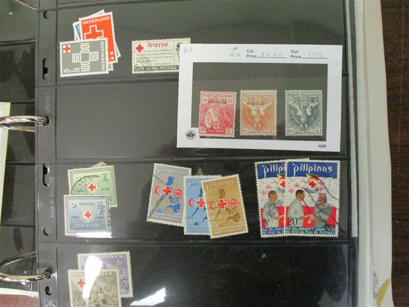 Huge Worldwide Red Cross Topical Collection/Accumulation (Est $1200-1500)