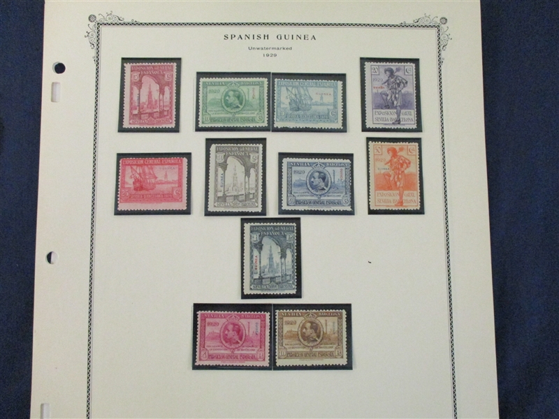 Fabulous Spanish Guinea Collection - Many Better Throughout! (Est $750-1000)