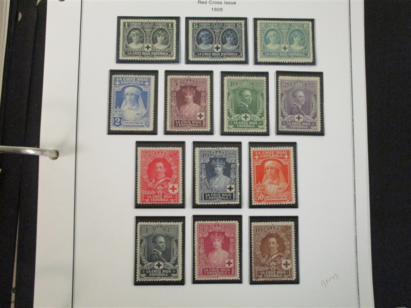 Strong Spain Collection to 1950 (Est $800-1200)