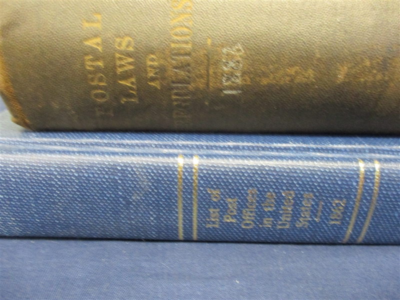 2 Vintage Hardcover Books, Both Post Office Related  (Est $100-150)