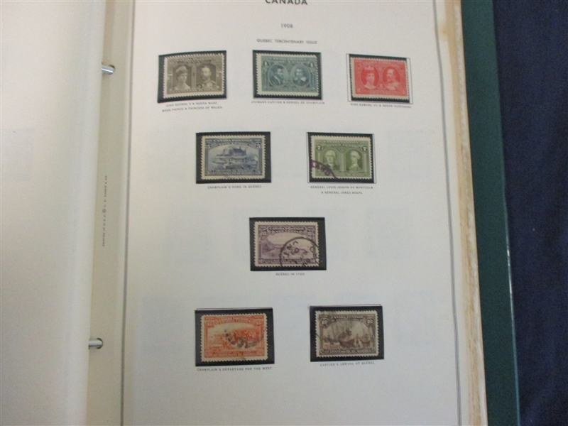 Canada Collection in Harris Album to 1988 - Many Better! (Est $2200-2500)