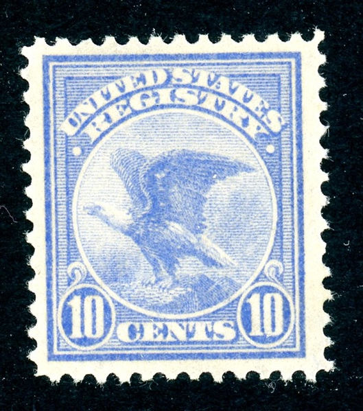USA Scott F1 MNH F-VF, 1911 Registration Stamp (SCV $160)