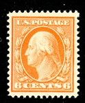 USA Scott 379 MNH VF, 1911 6c Washington (SCV $85)